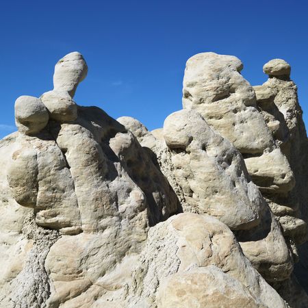 Rock formations in Cottonwood Canyon, Utah.の写真素材
