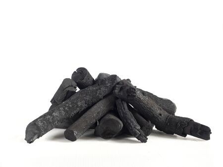 Charcoal from mangrove wood is a good fuel. Providing stable thermal energy And gives a smell that is different from other types of woodの写真素材