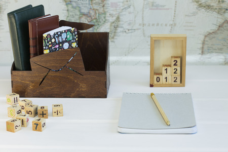 A box with stationery