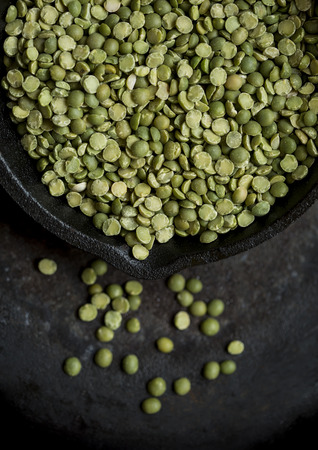 Corn green dry peas closeupの写真素材