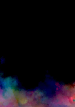 Fantastic colorful watercolor oozing texture backgroundの写真素材