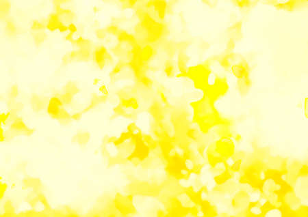 Fantastic yellow glitter watercolor oozing texture backgroundの写真素材