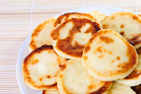 Fritters of cottage cheese