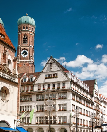 Architecture of Munich city centerの写真素材
