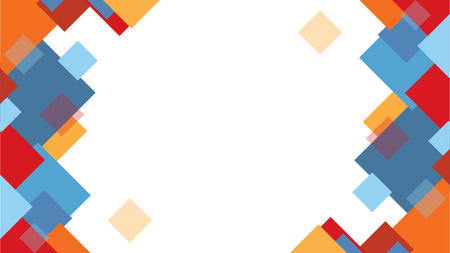 Squares abstract background vector illustration.のイラスト素材