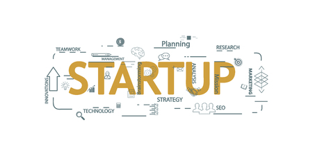 Startup vector creative conceptのイラスト素材