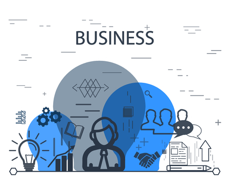 Business concept design vector illustrationのイラスト素材