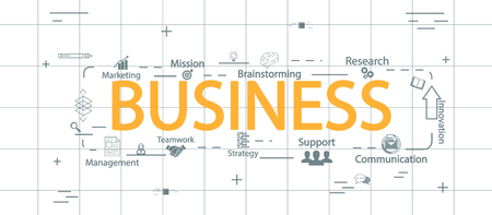 Business concept design vector illustrationのイラスト素材