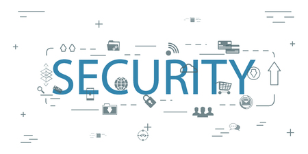 Security concept design vector illustrationのイラスト素材