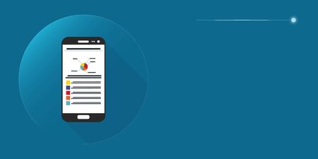 Digital Business Vector Illustrationのイラスト素材