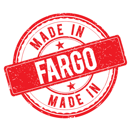 Made in FARGO stampの写真素材