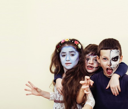 zombie apocalypse kids concept.の写真素材