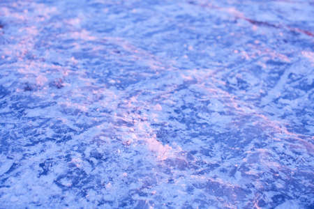blue iced texture on background, real natural view