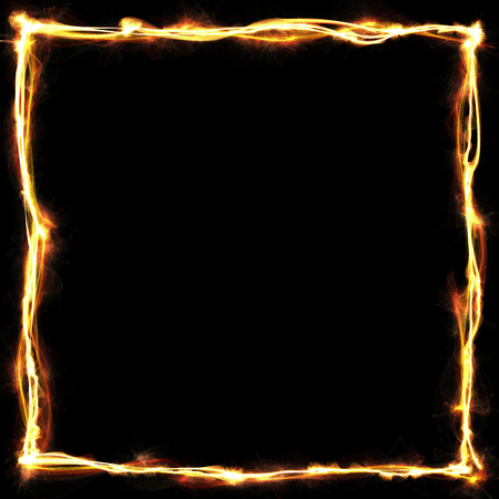 Frame background abstract orange Christmas card designの写真素材
