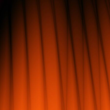 Curtain background texture orange soft wallpaperの写真素材