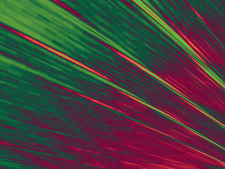 Green red color floral abstract modern abstract illustrationの写真素材