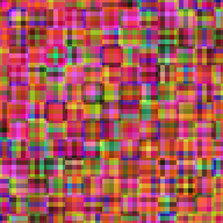 Pixel abstract ornament art illustration background