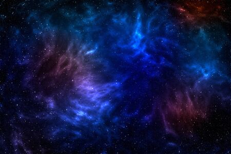 3D illustration, Planets and galaxy, science fiction wallpaper. Beauty of deep space. Billions of...