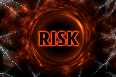 Abstract background with Risk concept. Thinking and Creativity. 3d illustrationの写真素材
