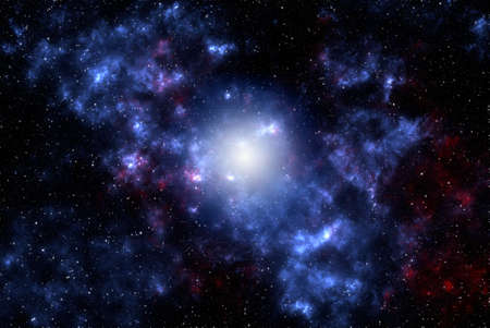 Planets and galaxy, science fiction wallpaper. Beauty of deep space. Billions of galaxies in the...