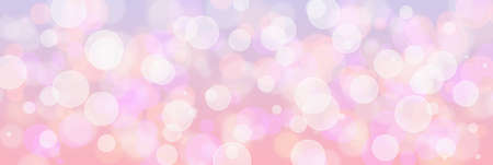 Abstract magical bokeh lights effect background. Colorful defocused lights. 3d illustration.