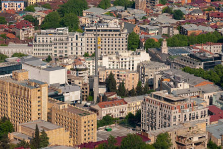 Panoramic view of Tbilisi. Capital of Georgia.の写真素材