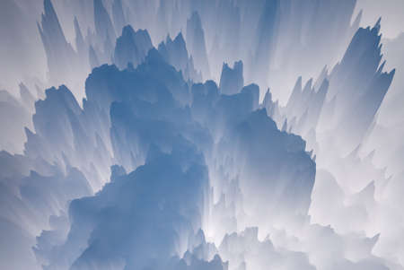 Abstract mountains, surreal background, realistic texture of the surface of an alien planet, 3d...
