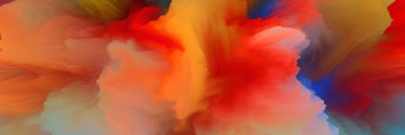 magical world. Colorful abstract fantasy background, surreal dream landscape. 3d illustration.