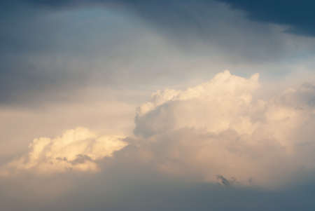 Sky background with beautiful clouds. natural background.の写真素材