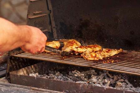 Delicious grilled steaks. shot with selective focus.