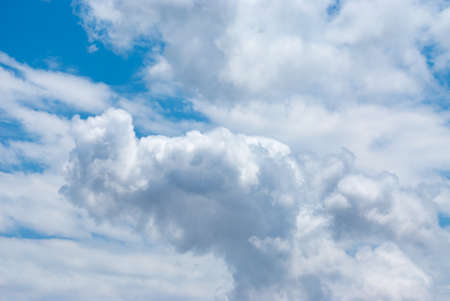 Blue sky background with clouds. natural background.