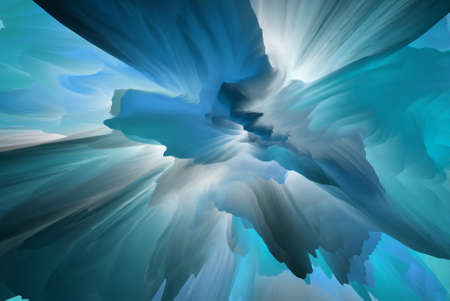 magical world. Colorful abstract fantasy background, surreal dream landscape. 3d illustration.