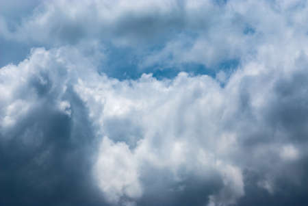 Blue sky background with clouds. natural background.