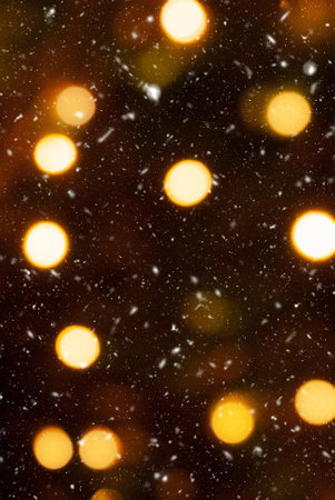 Abstract magical bokeh lights background. Colorful defocused lights.の写真素材