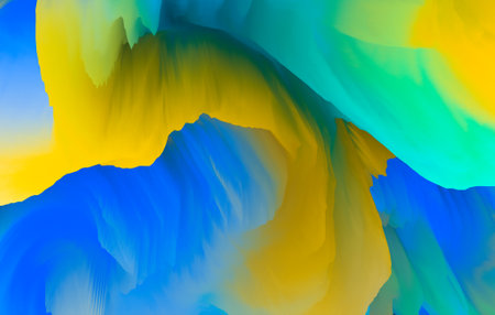Magical world. Colorful abstract fantasy background, surreal dreamy landscape. 3d illustration.