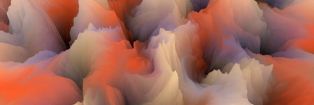 Magical world. Colorful abstract fantasy background, surreal dreamy landscape. 3d illustration.