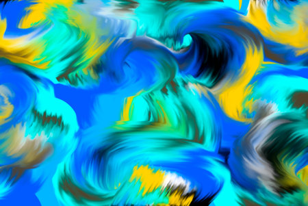Magical world. Colorful abstract fantasy background, surreal dreamy landscape. 3d illustration.の写真素材