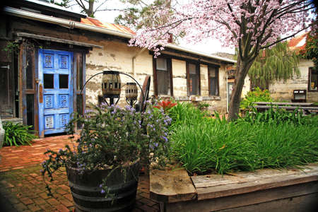 Blue doorのeditorial素材