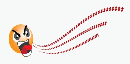 Angry Shoutのイラスト素材