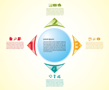 template banner, infographics. Illustrationのイラスト素材