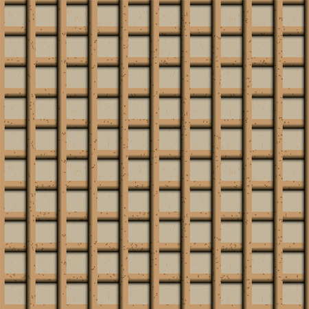 illustration of wooden abstract seamless patternのイラスト素材