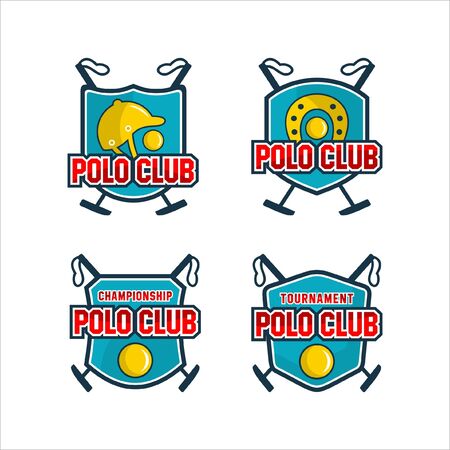 Polo Club championship design logosのイラスト素材