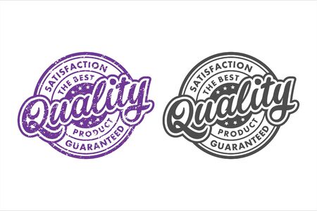 The best quality product satisfaction guaranteed stampのイラスト素材