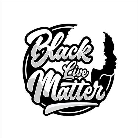 Black Lives Matter Vector Designのイラスト素材