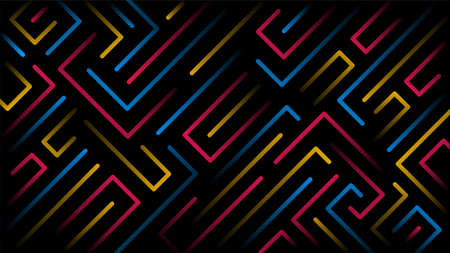 Geometric abstract background pattern designのイラスト素材
