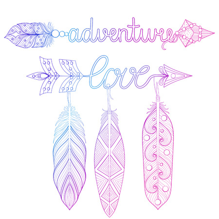 Doodle illustration of henna tattoo design.のイラスト素材