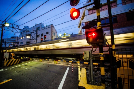 Though the city tram