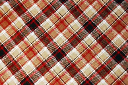 Brown plaid pattern