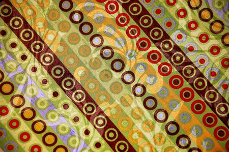 Green geometrical pattern