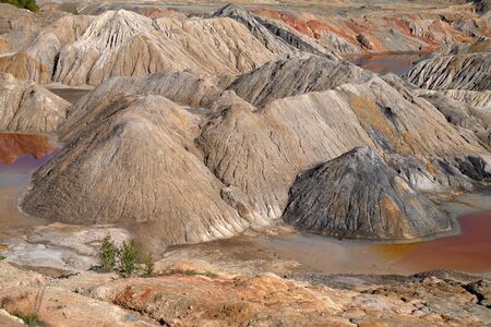 Rocky mountain landscape in the Urals